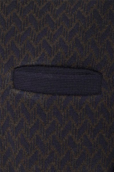 SÜVARİ Regular Patterned Polo Neck Wool Knitwear Sweater