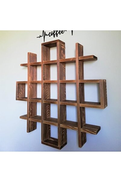 DizyWood Ahşap Kupa Rafı Ahşap Terek