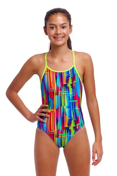 FUNKİTA Funkita Db the Glitch Girl's Swimsuit