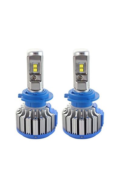 TECHSTAR Set of 2 Techstar® T1 Auto LEDs, H7, 35w, 8000 Lumens, 6000K, AUTO, 12-24 Volts, CREE, Canbus, Alumi