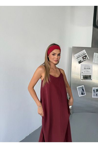 NEAR Maxi Dress with Strap – Oversize Comfortable Fit, Summer Breathable Non-Sweating Fabric