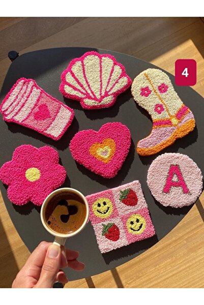 Librautumn Punch İşleme Bardak Altlığı Çizme No: 4