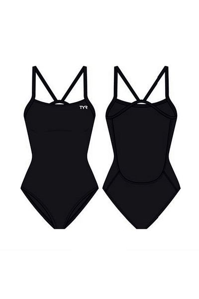 TYR Durafast Elite. ®   Cf Girl's Swimsuit (Black)