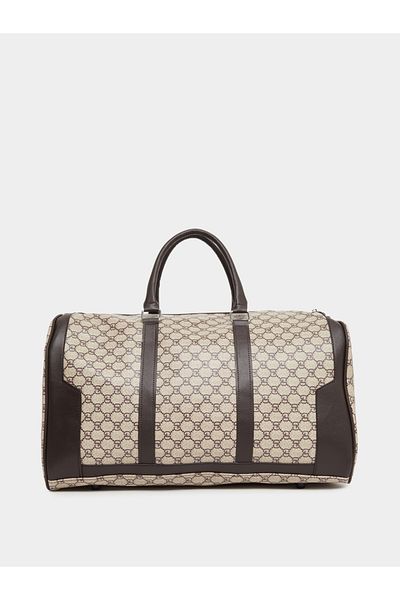 Styli Abstract Printed Duffle Bag with Dual Handle