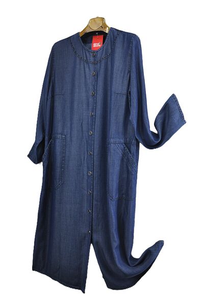 elma abone Nou sezon Blugi de mărime mare Ten Sel Summer Buttoned Cap de lungime medie