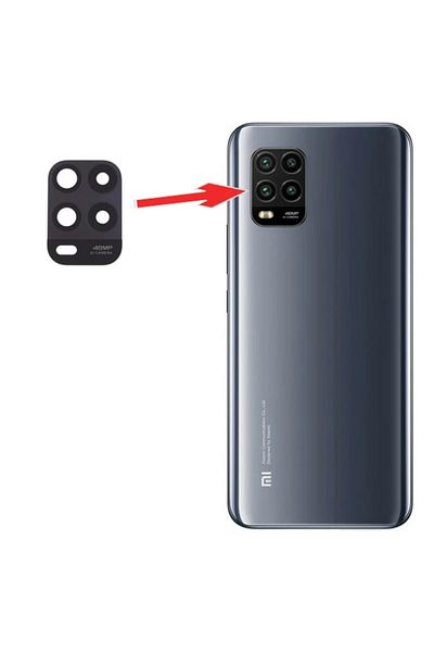 CepteToptan عدسة زجاجية للكاميرا الخلفية Xiaomi Mi 10 Lite-(1903) - MKİ3873-6411