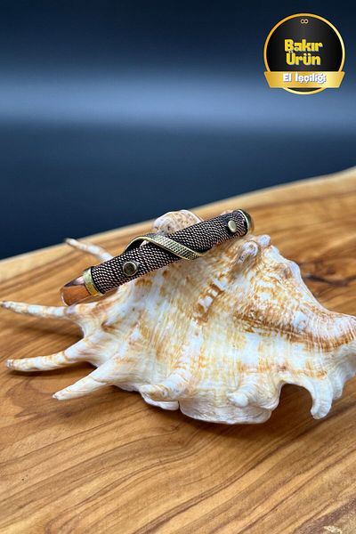 Balzamin Design Spiral Craft – Adjustable Handmade Copper Bracelet Thin Handcuff