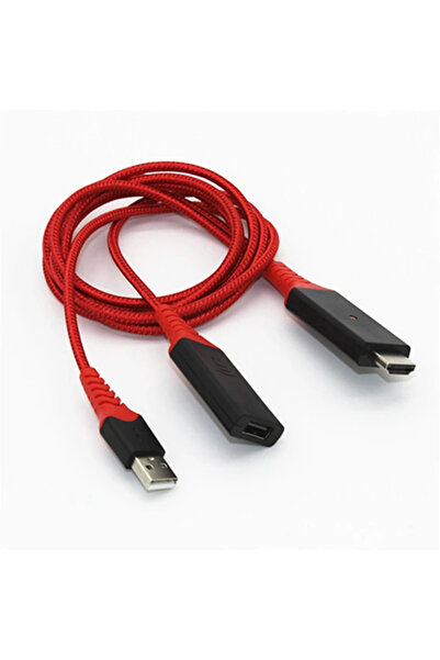 toyigoo محول HDMI 2 في 1 بدقة 1080 بكسل لتحويل الهاتف إلى تلفزيون لاسلكي-(577...