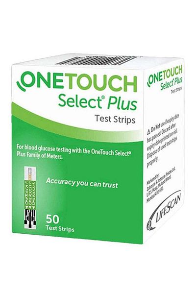 onetouch One Touch 50-Piece Select Plus Blood Glucose Testing Stripes