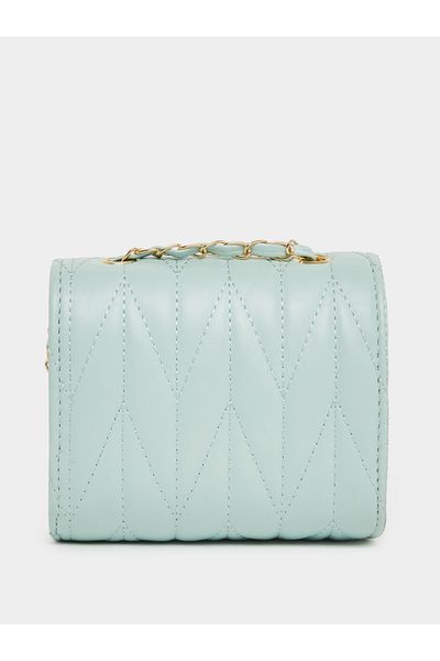 Styli Girls Quilted Cross Body Bag with Chain Strap