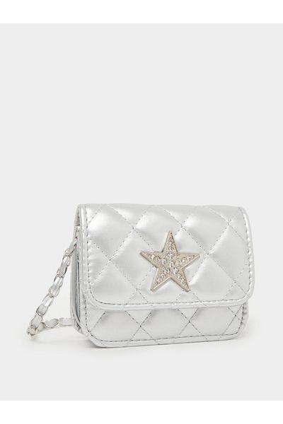Styli Embellished Crossbody Bag with Chain Strap