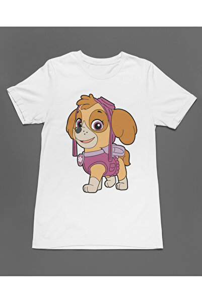 Bumeta Gökyüzünün Kahramanı Skye Paw Patrol Unisex Tişört T-Shirt