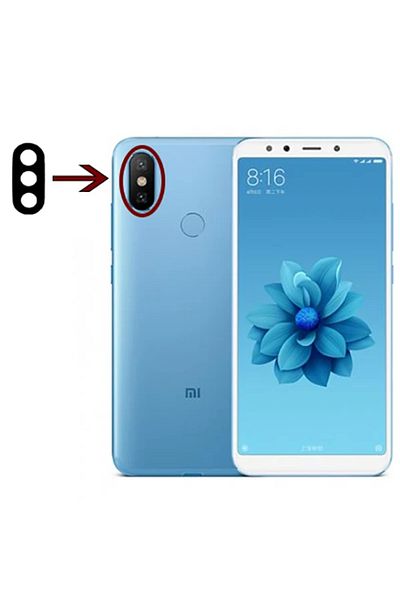 ETC Xiaomi Mi 6X A2 Rear Camera Lens Glass-(5775) - Myg6173-8259