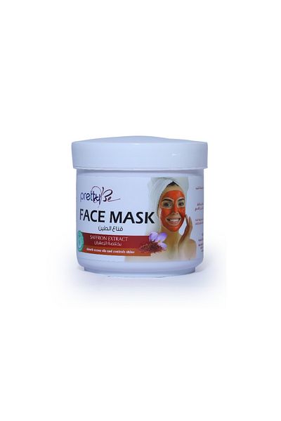 pretty Be Saffron Clay Facial Mask 600ml