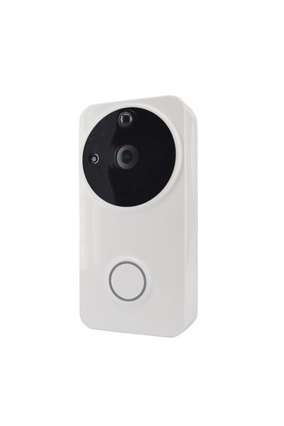 TECHSTAR ® Db02 Smart Wifi Doorbell, White, Smart Life, Video Intercom, Motion Sensor, Smartphone Ale