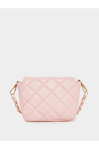 Styli Quilted Crossbody Bag with Chain Strap