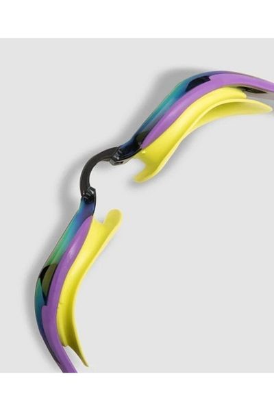 ARENA Cobra Edge Swipe Mirror/Emerald-Plum-Cyber Lime