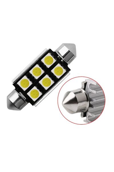 TECHSTAR Bec LED Auto Techstar® Festoon, Alb Rece, 6000K, 12V, 720lm, 41mm