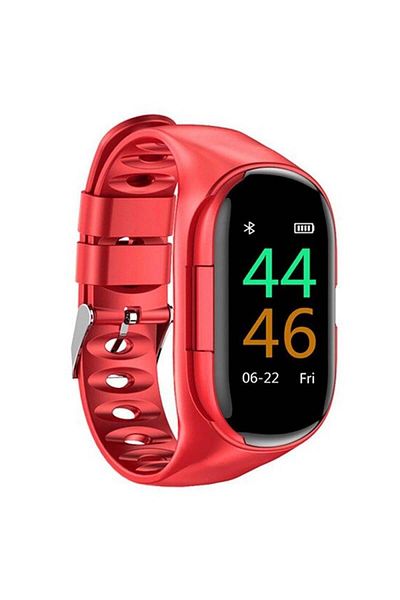 TECHSTAR Smart Fitness Bracelet with Bluetooth InEar Headphones Techstar® M1 Bluetooth 5.0, HD TFT, USB Charg