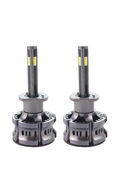 TECHSTAR Set of 2 Techstar® N8 Auto LEDs, H1, 50w, 5500 Lumens, 3000K-8000K, AUTO, 12-24 Volts, COB, Canbus,