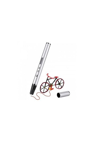 TECHSTAR ® Rp900a Space Drawing Pen, 3d, For Beginners, Display, Silver, Slim