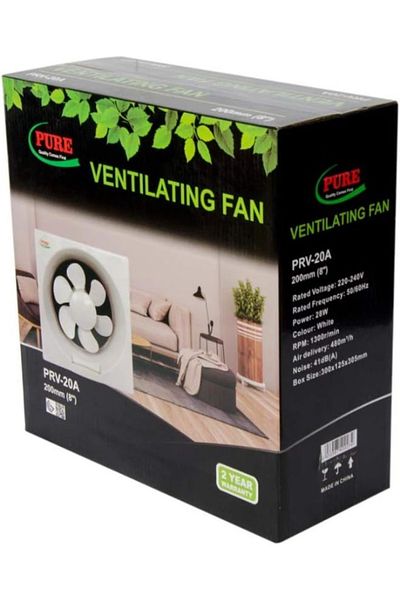 Pure Ventilating Fan 25+25 8"