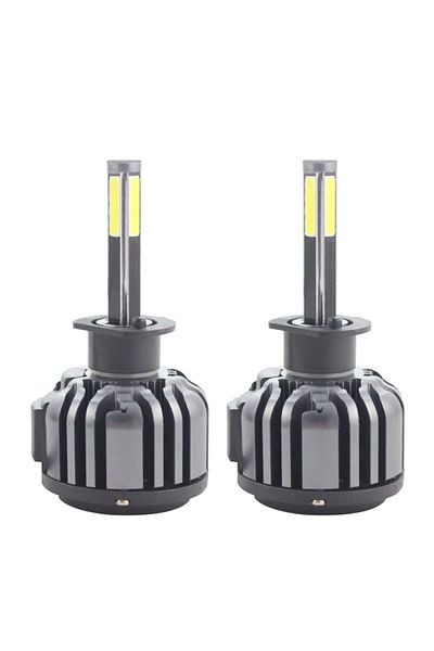 TECHSTAR Set de 2 LED-uri auto Techstar® F6, H1, 45w, 5000 lumeni, 6500K, AUTO, 12-24 volți, COB, Canbus