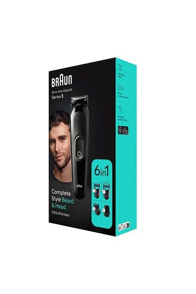 Braun Braun Series 3 6-in-1 Hair and Beard Trimmer Kit - MGK3410