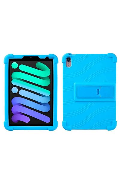 ETC Ally iPad Mini 6 (2021) and Mini 7 (2024) Case Silicone Tablet Case with Stand-(- Myg4863-9260
