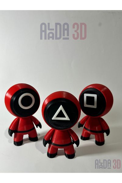 epoksi Squid Game Protection Figures – Set of 3 – 10 cm