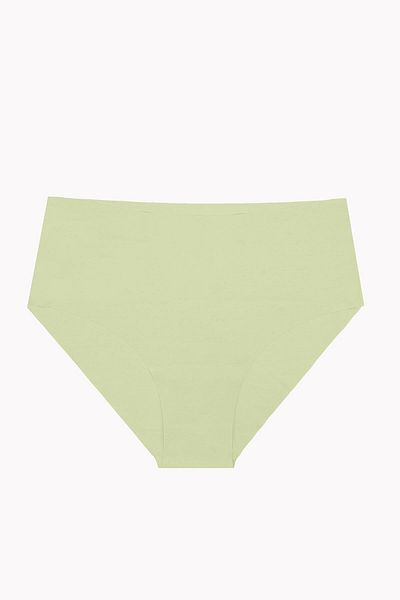 Findit Light Khaki Blue Navy Blue 3-Piece Laser Cut Non-Marking High Waist Panties