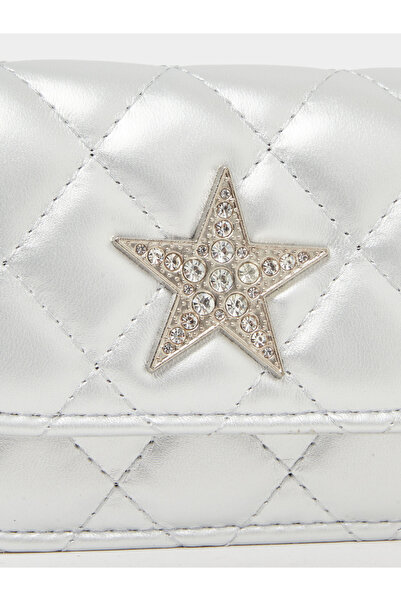 Styli Embellished Crossbody Bag with Chain Strap