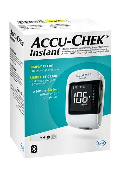 median Accu-Chek Instant Blood Glucose Monitoring Kit