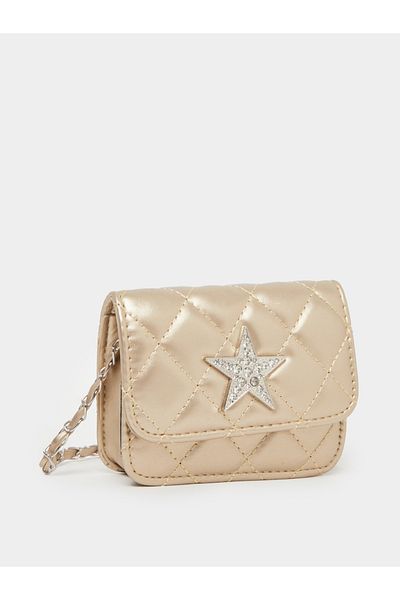 Styli Embellished Crossbody Bag with Chain Strap