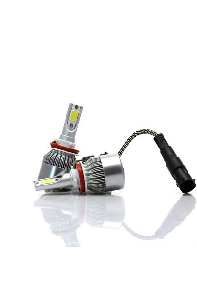 TECHSTAR Set de 2 LED-uri auto Techstar® C6, H11/H8/H9, 36w, 3800 lumeni, 6500K, AUTO, 12-24 volți, COB