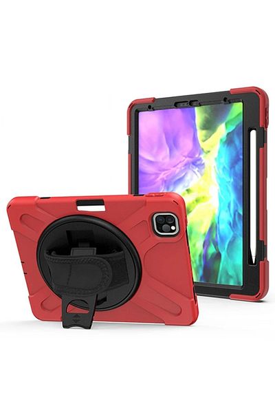 CepteToptan iPad Air 4Th Generation 10.9 Case Shockproof 3 Layer Stand Armor Case Stay - Mki̇6668-1949