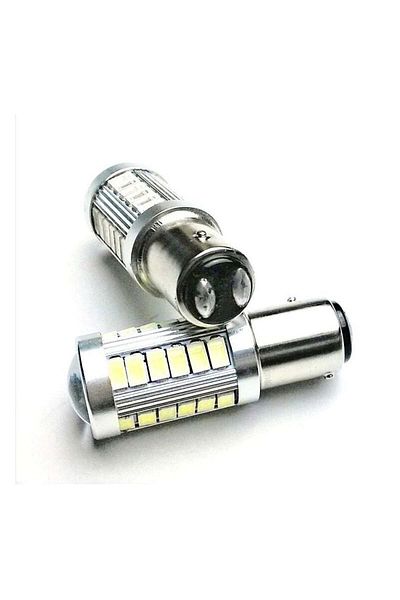 TECHSTAR Led Auto Light Bulb Techstar® BAY15D, 1157, Cool White, 6000K, 12V, 660 lm