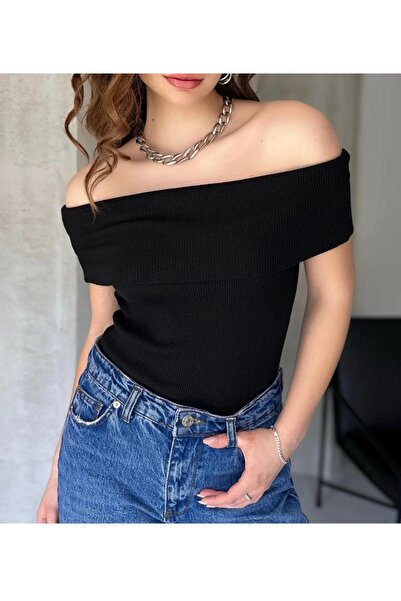 World Fashion Trends Madonna Yaka Sıfır Kol Bluz