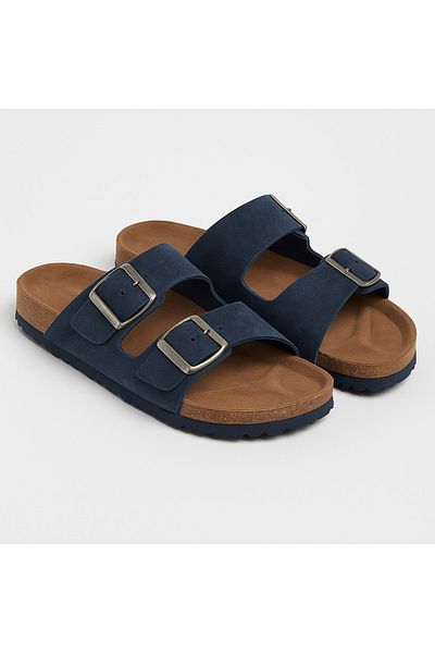 TRENDX Unisex Orthopedic Sole Slippers Double Banded Buckle Daily Comfortable Home & Outdoor Slippers