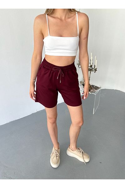 NEAR Women's Modal Fabric Mid Length Lace up Shorts – Soft, Breathable, Summer Comfortable Home and Casual Shorts