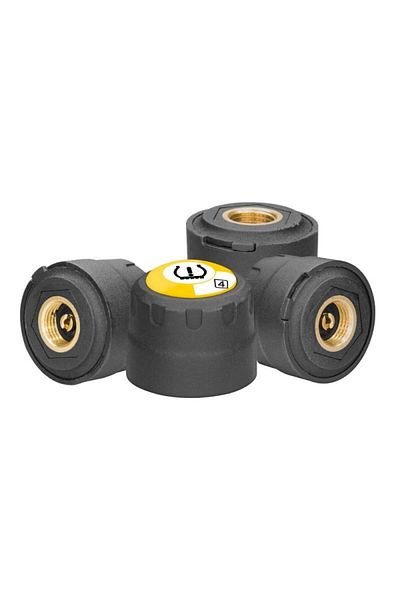 TECHSTAR Tire Pressure Monitoring System, BLE TPMS Bluetooth 4.0 for iOS / Android, external sensors