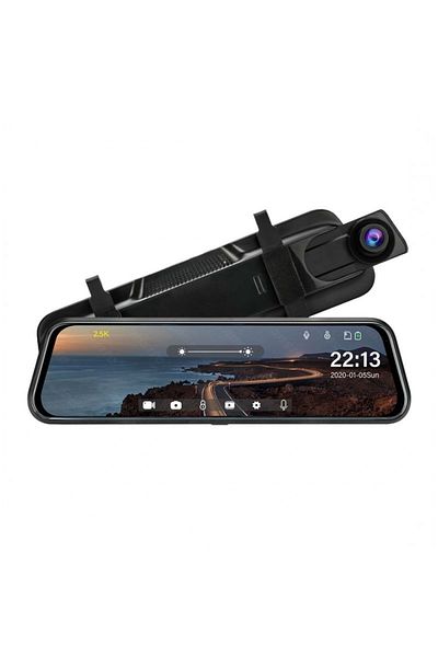 TECHSTAR ® Z78 Mirror Camera, Dual, Night Vision, Cyclic Recording, Rear View Camera, 2K and 1080P Re