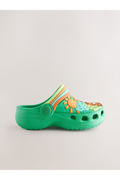 Next Baby Παντόφλες / Σανδάλια με πράσινο σχέδιο Safari