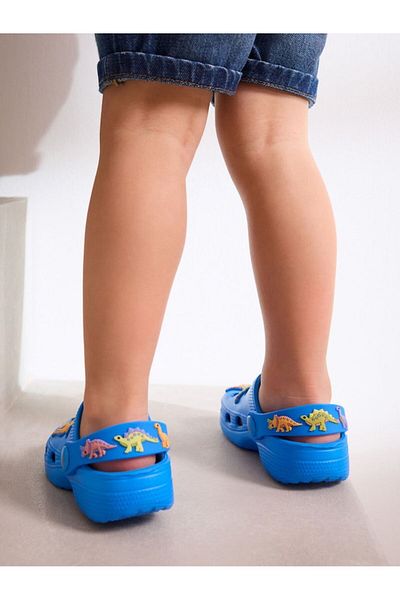 Next Baby Papuci / Sandale cu caracter dinozaur albastru