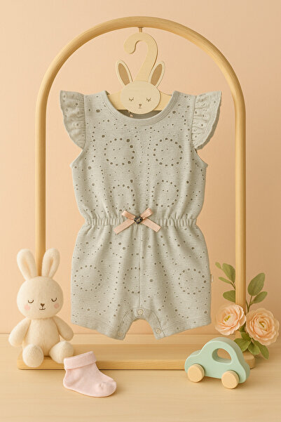 Flexi KIZ BEBEK FİSTOLU YAZLIK TULUM %100 PAMUK VE RAHAT