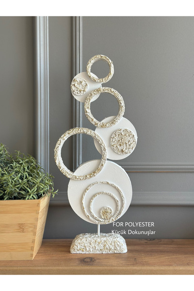 FOR POLYESTER Küçük Dokunuşlar Masa Üstü Halka Biblo / Dekor / Masa üstü / De...