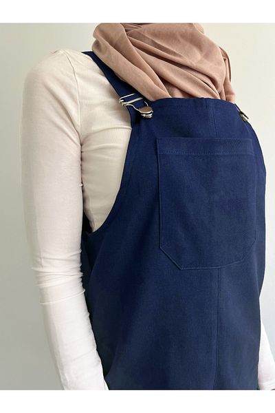 FREYA MODA Front Kangaroo Pocket Cut Comfortable Cut Jumpsuit