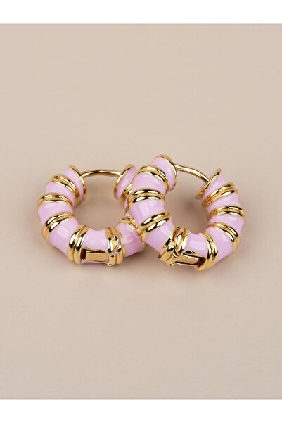 Portakal Esintisi أقراط كورالين مينيلي الدائرية