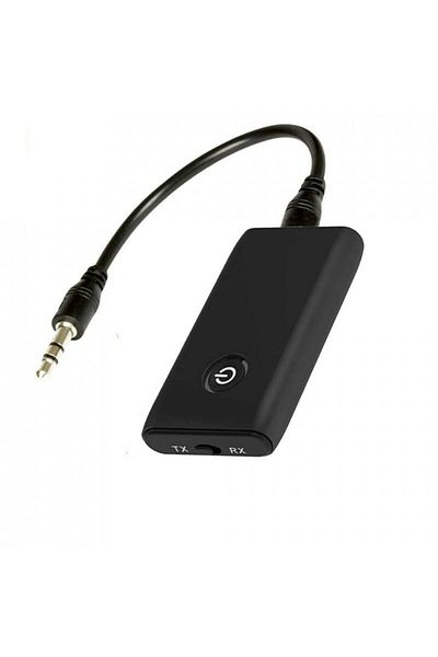 TECHSTAR ® J40 Bluetooth Transmitter Receiver, Bluetooth 5.0, Built-in Microphone, Cvc, Aux, Built-in