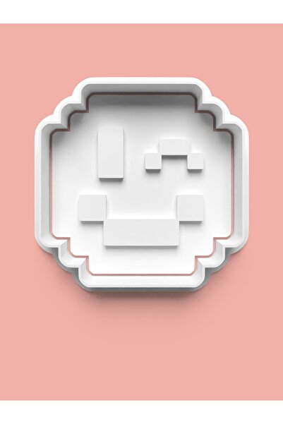 AKTASTORE قالب بسكويت بكسل وقالب عجينة السكر